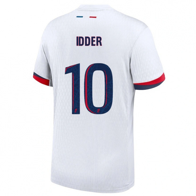 Danxen Homme Maillot Younes Idder #10 Blanc Rouge Tenues Extérieur 2025/26 T-Shirt