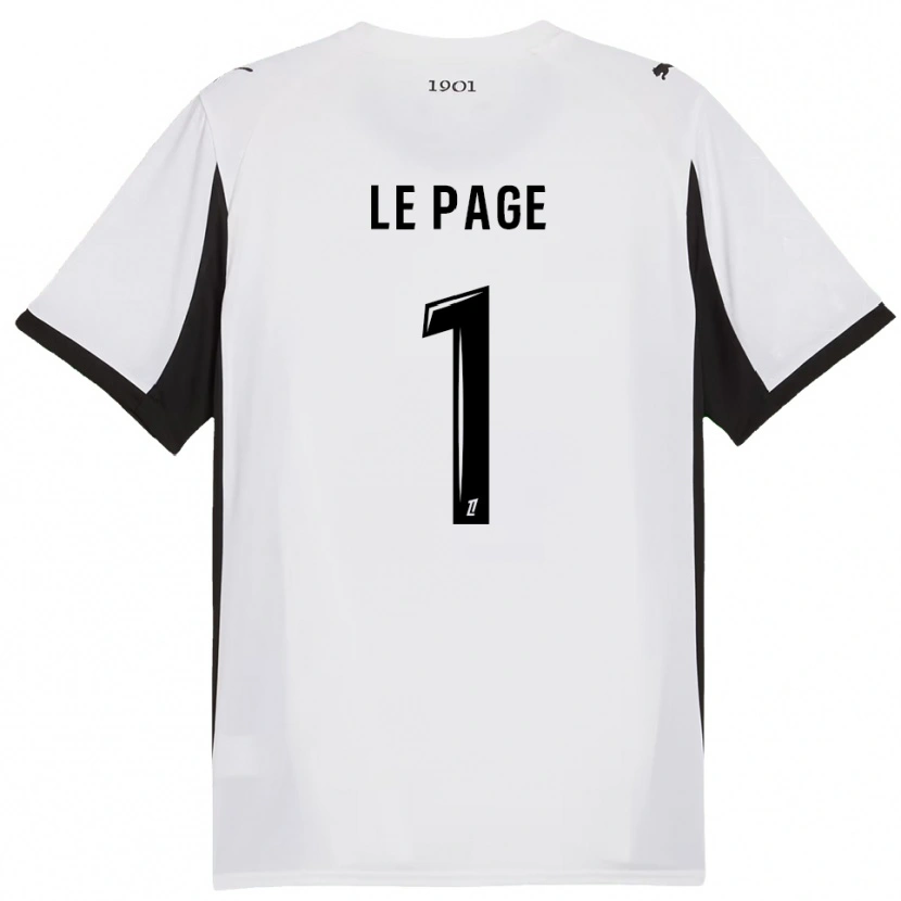 Danxen Homme Maillot Noé Le Page #1 Blanc Noir Tenues Extérieur 2025/26 T-Shirt