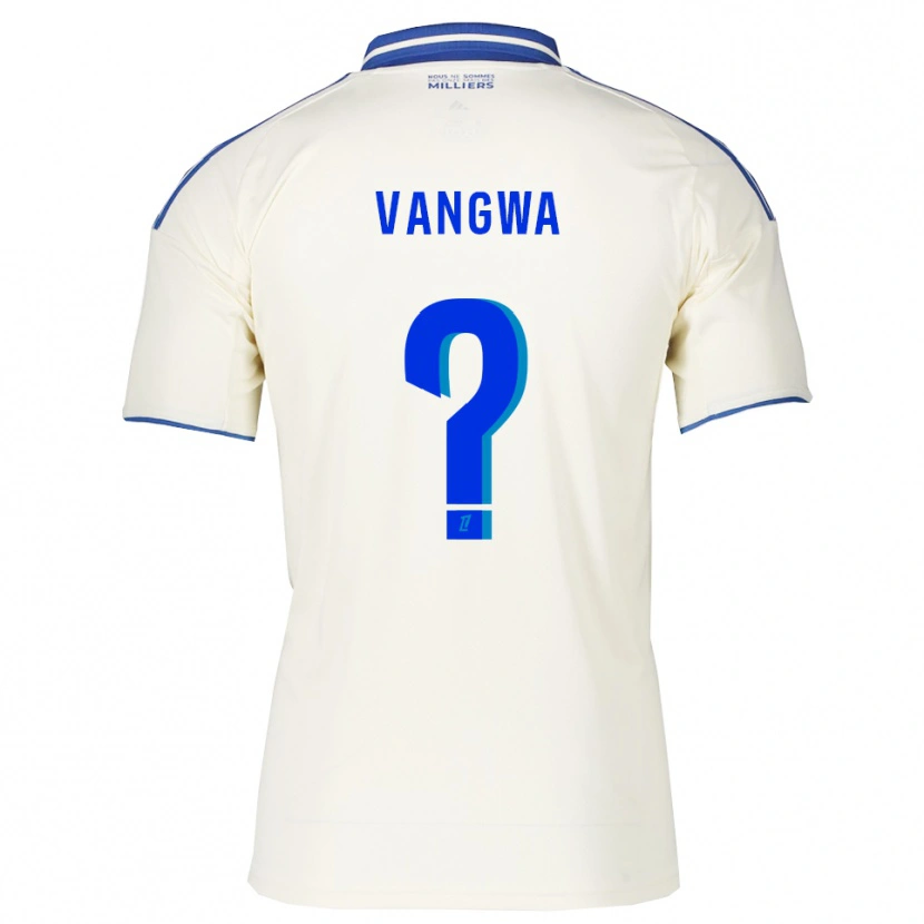 Danxen Homme Maillot Jilva Vangwa #0 Champagne Bleu Tenues Extérieur 2025/26 T-Shirt