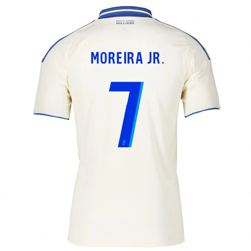 Danxen Homme Maillot Diego Moreira #7 Champagne Bleu Tenues Extérieur 2025/26 T-Shirt