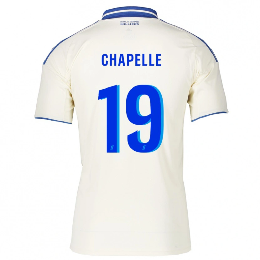 Danxen Homme Maillot Kenza Chapelle #19 Champagne Bleu Tenues Extérieur 2025/26 T-Shirt