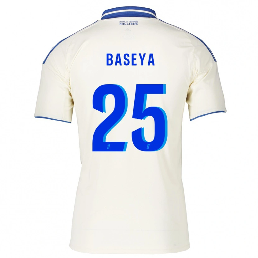 Danxen Homme Maillot Steven Baseya #25 Champagne Bleu Tenues Extérieur 2025/26 T-Shirt
