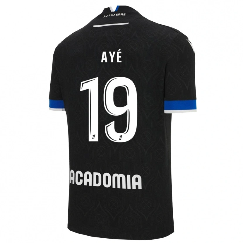 Danxen Homme Maillot Florian Ayé #19 Noir Blanc Tenues Extérieur 2025/26 T-Shirt