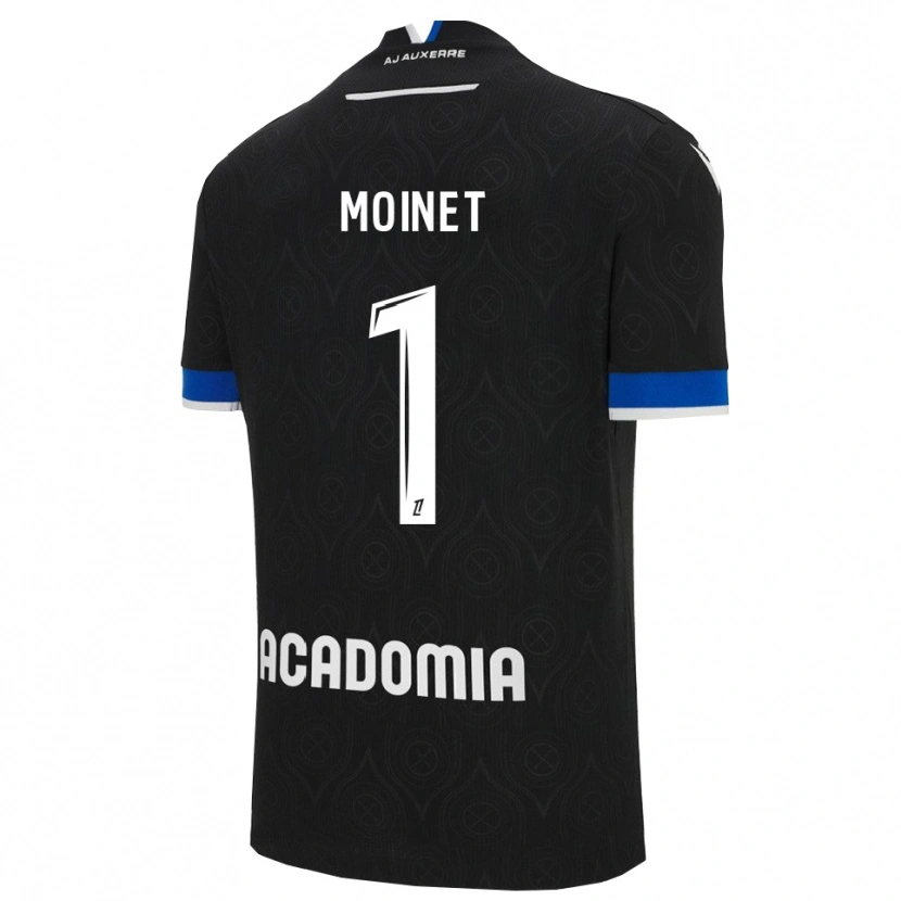 Danxen Homme Maillot Victor Moinet #1 Noir Blanc Tenues Extérieur 2025/26 T-Shirt