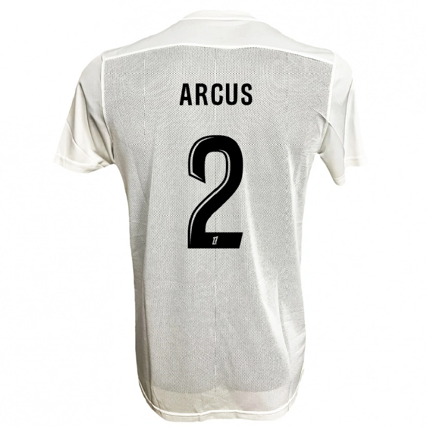Danxen Homme Maillot Carlens Arcus #2 Noir Blanc Tenues Extérieur 2025/26 T-Shirt