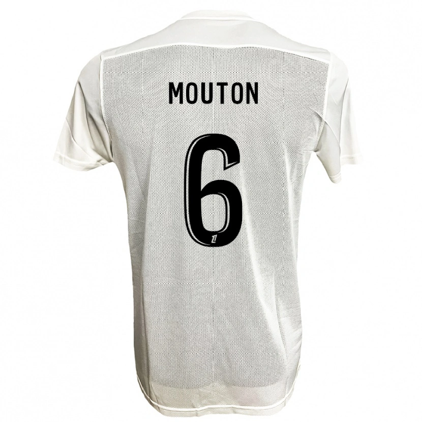Danxen Homme Maillot Louis Mouton #6 Noir Blanc Tenues Extérieur 2025/26 T-Shirt