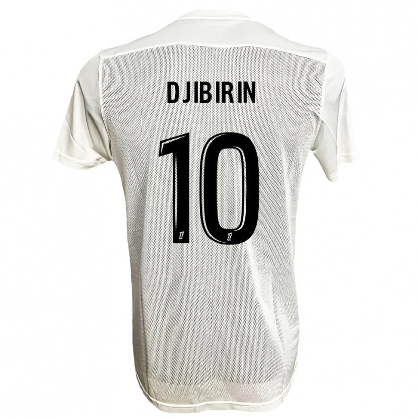 Danxen Homme Maillot Harouna Djibirin #10 Noir Blanc Tenues Extérieur 2025/26 T-Shirt