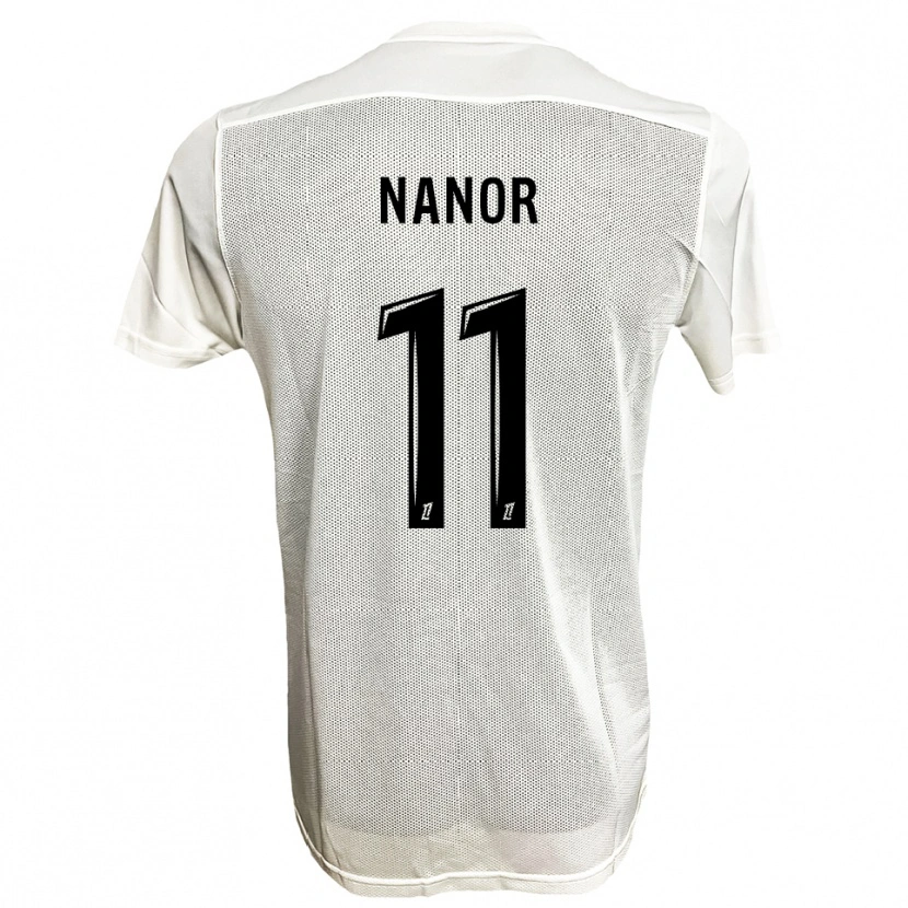 Danxen Homme Maillot Enzo Nanor #11 Noir Blanc Tenues Extérieur 2025/26 T-Shirt