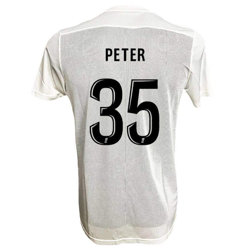 Danxen Homme Maillot Prosper Peter #35 Noir Blanc Tenues Extérieur 2025/26 T-Shirt