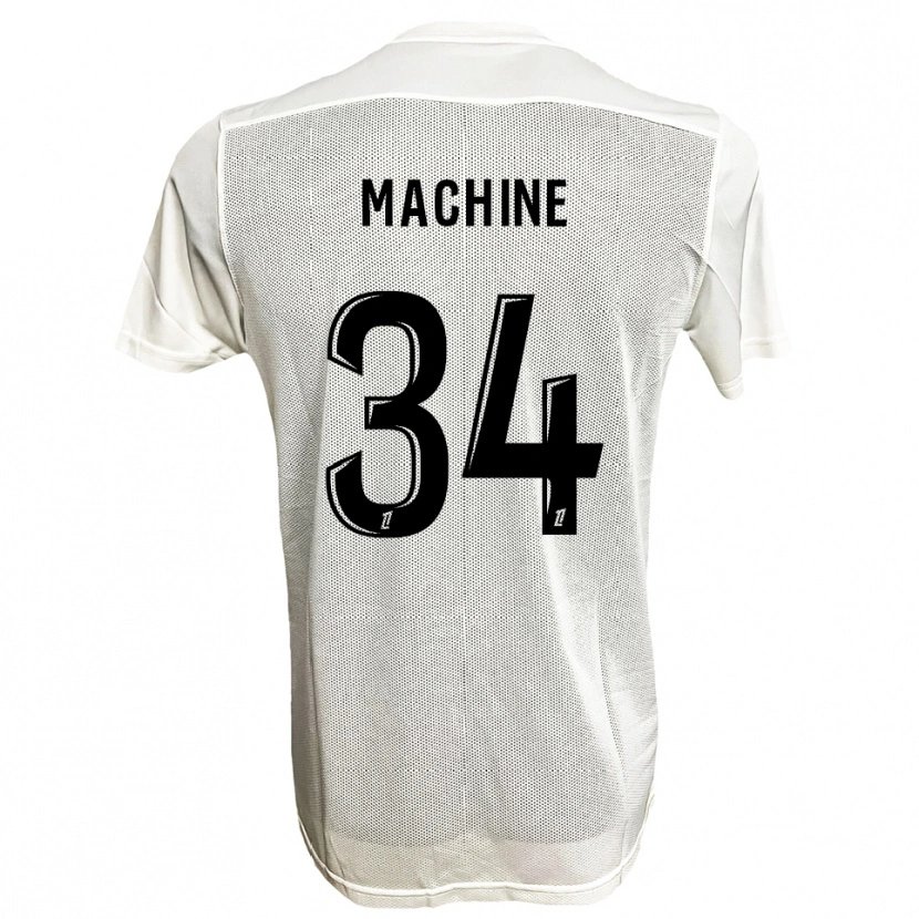 Danxen Homme Maillot Lanroy Machine #34 Noir Blanc Tenues Extérieur 2025/26 T-Shirt