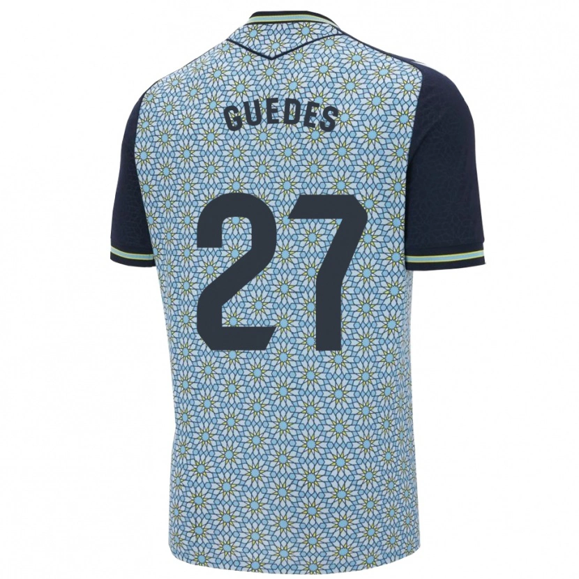 Danxen Homme Maillot Gui Guedes #27 Bleu Marine Tenues Extérieur 2025/26 T-Shirt