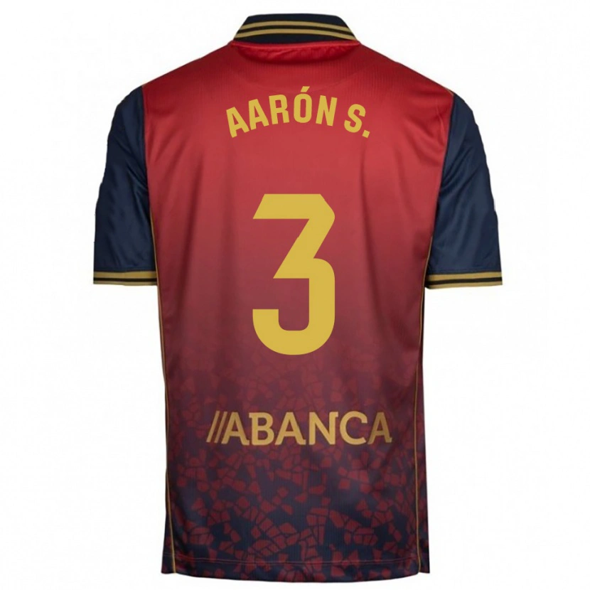 Danxen Homme Maillot Aarón Sánchez #3 Rouge Marine Tenues Extérieur 2025/26 T-Shirt