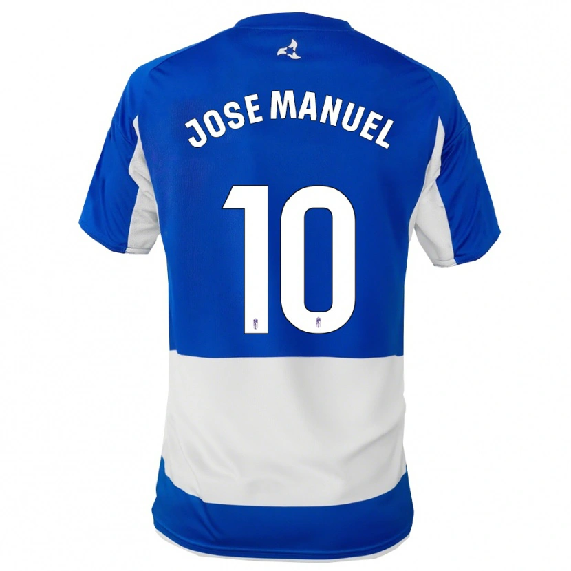 Danxen Homme Maillot José Manuel Arnáiz #10 Bleu Blanc Tenues Extérieur 2025/26 T-Shirt