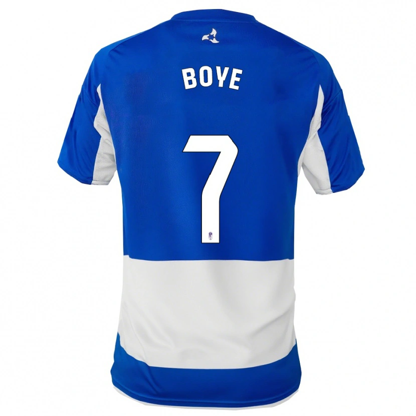 Danxen Homme Maillot Lucas Boyé #7 Bleu Blanc Tenues Extérieur 2025/26 T-Shirt