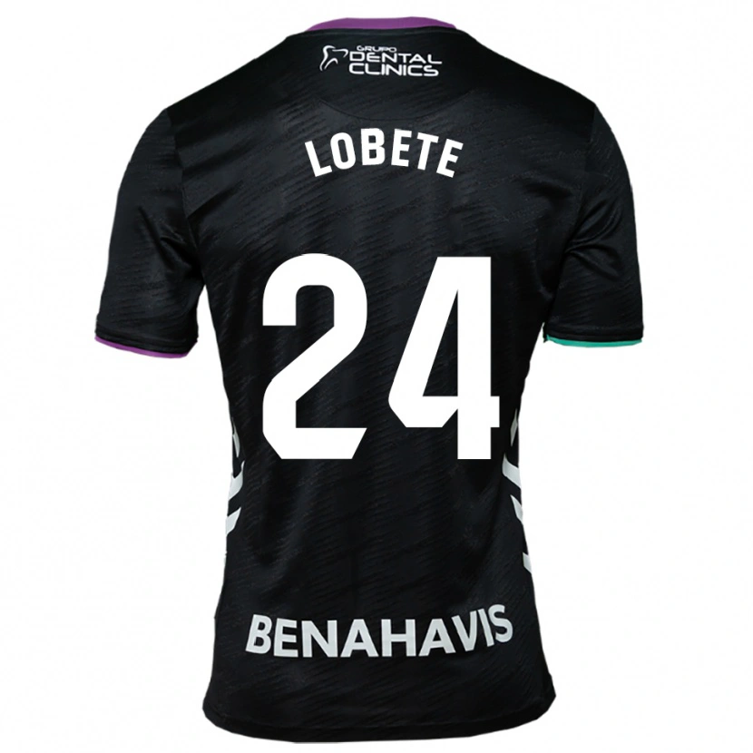 Danxen Homme Maillot Julen Lobete #24 Noir Violet Vert Tenues Extérieur 2025/26 T-Shirt