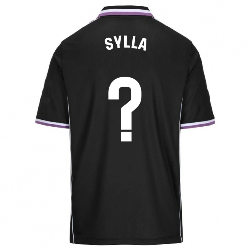 Danxen Homme Maillot Nouhoun Sylla #0 Violet Noir Tenues Extérieur 2025/26 T-Shirt