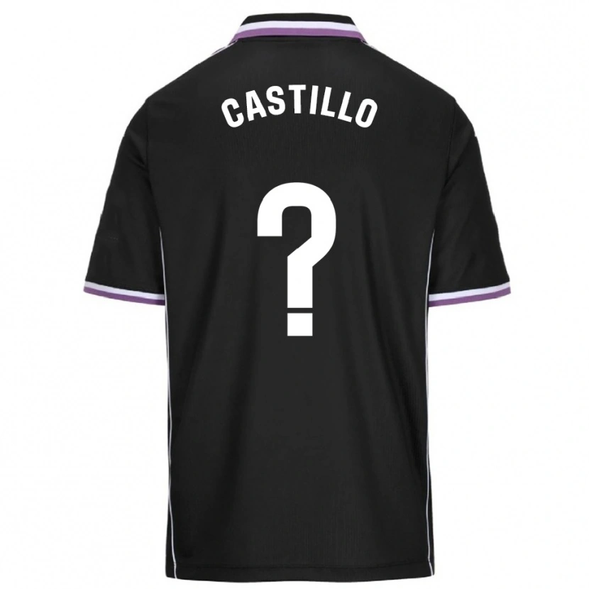 Danxen Homme Maillot Gonzalo Castillo #0 Violet Noir Tenues Extérieur 2025/26 T-Shirt