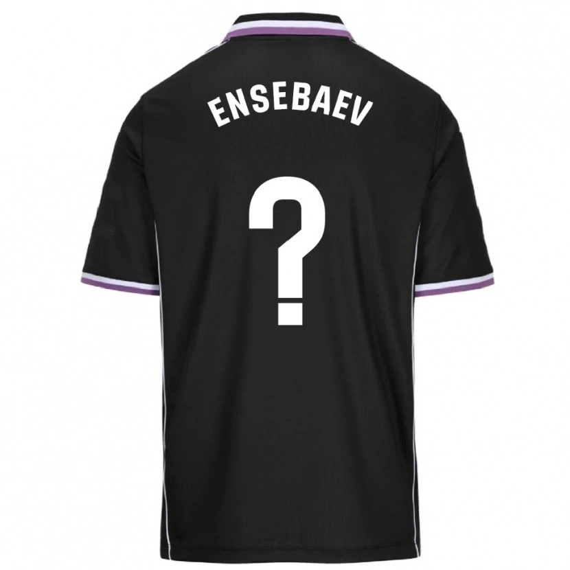 Danxen Homme Maillot Mokhammed Ensebaev #0 Violet Noir Tenues Extérieur 2025/26 T-Shirt
