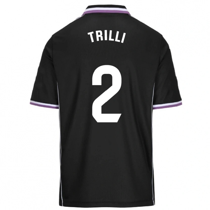 Danxen Homme Maillot Trilli #2 Violet Noir Tenues Extérieur 2025/26 T-Shirt