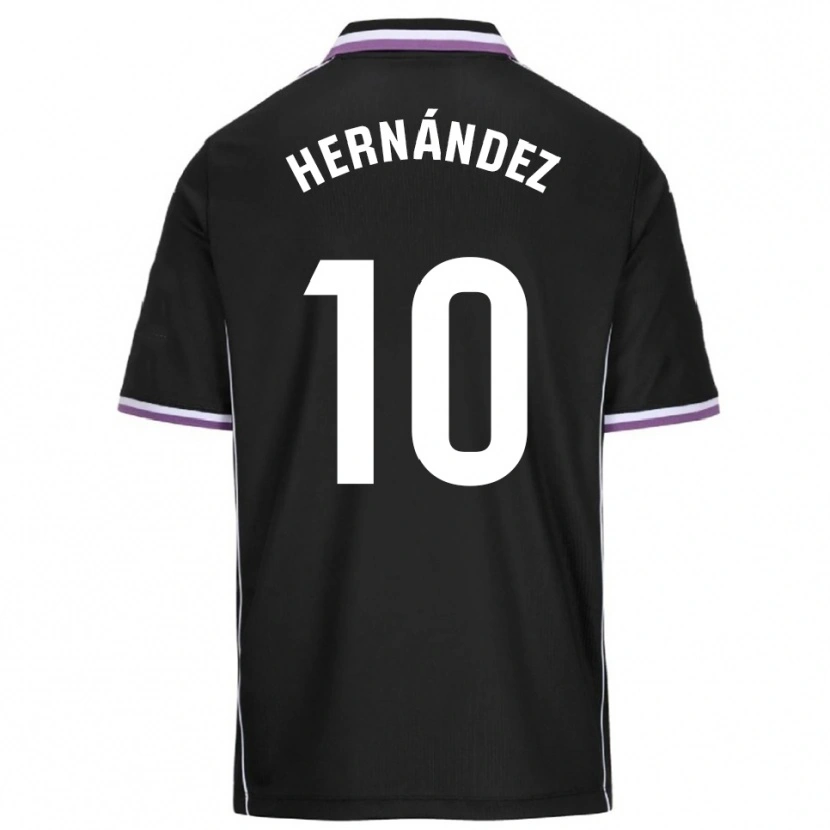 Danxen Homme Maillot Celia Hernández Cordero #10 Violet Noir Tenues Extérieur 2025/26 T-Shirt