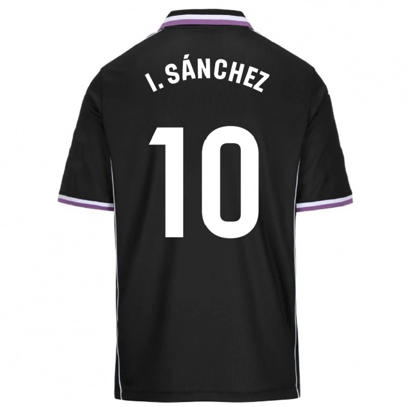 Danxen Homme Maillot Iván Sánchez #10 Violet Noir Tenues Extérieur 2025/26 T-Shirt