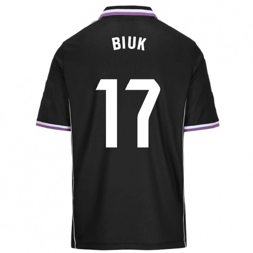 Danxen Homme Maillot Stipe Biuk #17 Violet Noir Tenues Extérieur 2025/26 T-Shirt