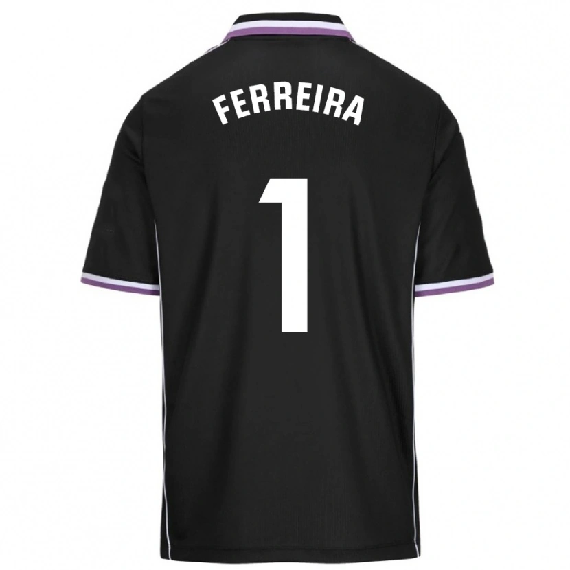 Danxen Homme Maillot Andre Ferreira #1 Violet Noir Tenues Extérieur 2025/26 T-Shirt
