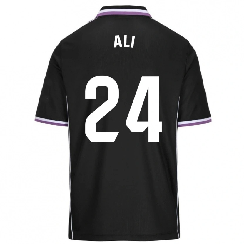 Danxen Homme Maillot Alicia Zamora Suescun #24 Violet Noir Tenues Extérieur 2025/26 T-Shirt