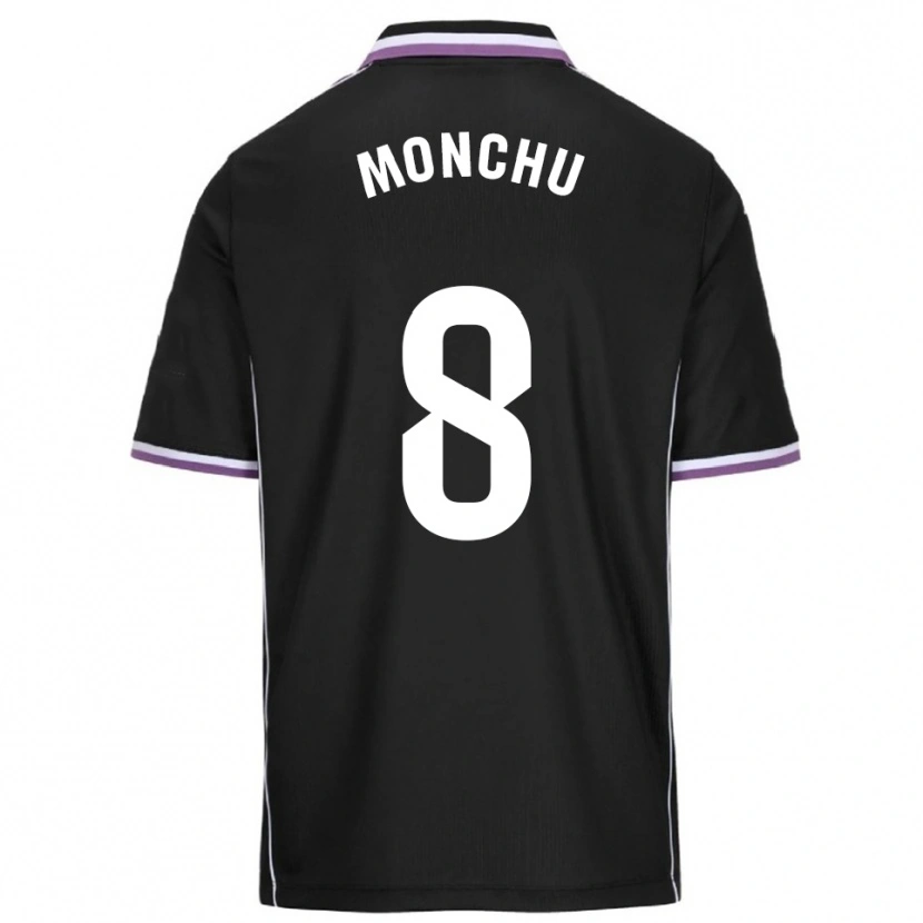 Danxen Homme Maillot Monchu #8 Violet Noir Tenues Extérieur 2025/26 T-Shirt
