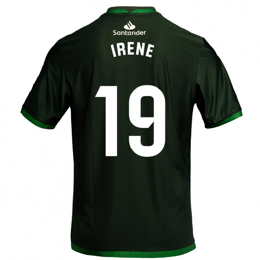 Danxen Homme Maillot Irene Canal Gómez #19 Vert Foncé Tenues Extérieur 2025/26 T-Shirt