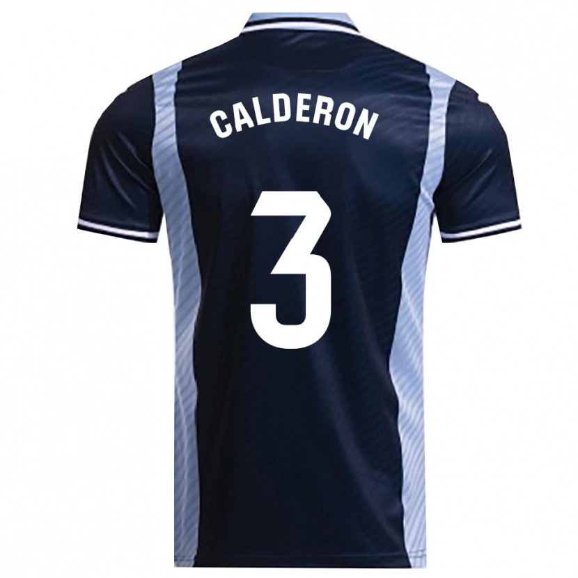Danxen Homme Maillot José Calderón #3 Marine Bleu Ciel Tenues Extérieur 2025/26 T-Shirt