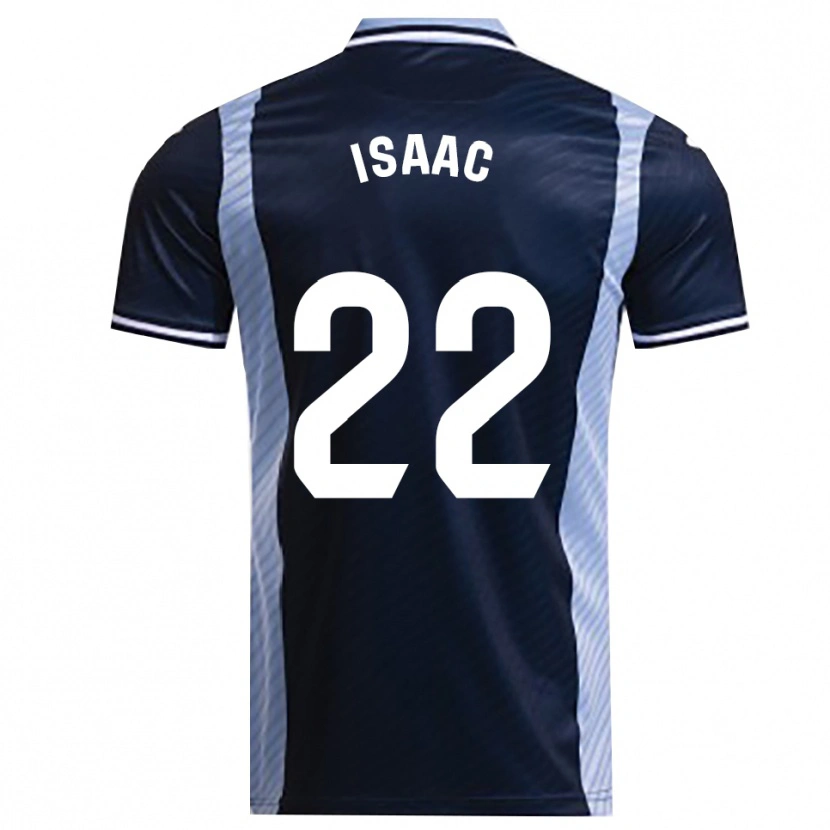 Danxen Homme Maillot Carlos Isaac #22 Marine Bleu Ciel Tenues Extérieur 2025/26 T-Shirt