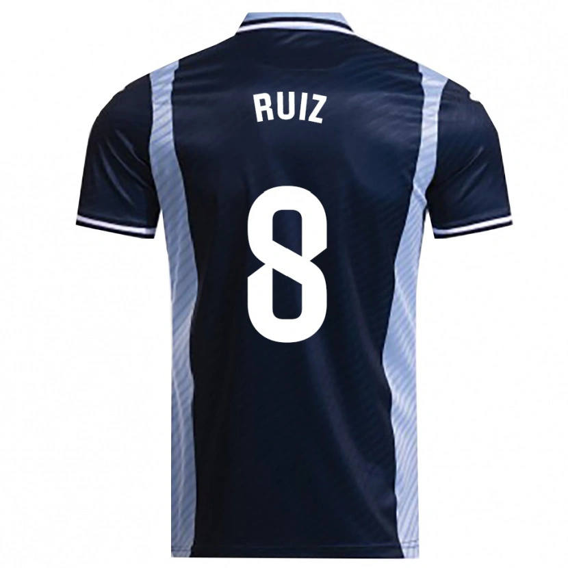 Danxen Homme Maillot Isma Ruiz #8 Marine Bleu Ciel Tenues Extérieur 2025/26 T-Shirt