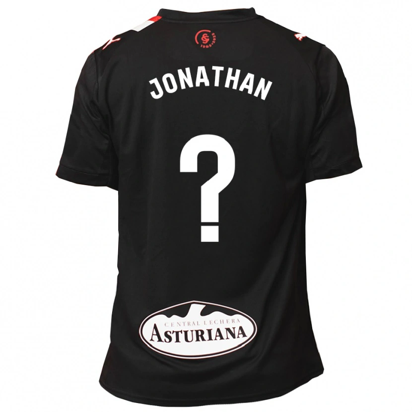 Danxen Homme Maillot Jonathan Sánchez #0 Noir Blanc Tenues Extérieur 2025/26 T-Shirt