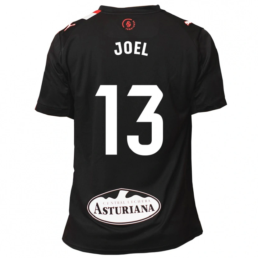 Danxen Homme Maillot Christian Joel #13 Noir Blanc Tenues Extérieur 2025/26 T-Shirt