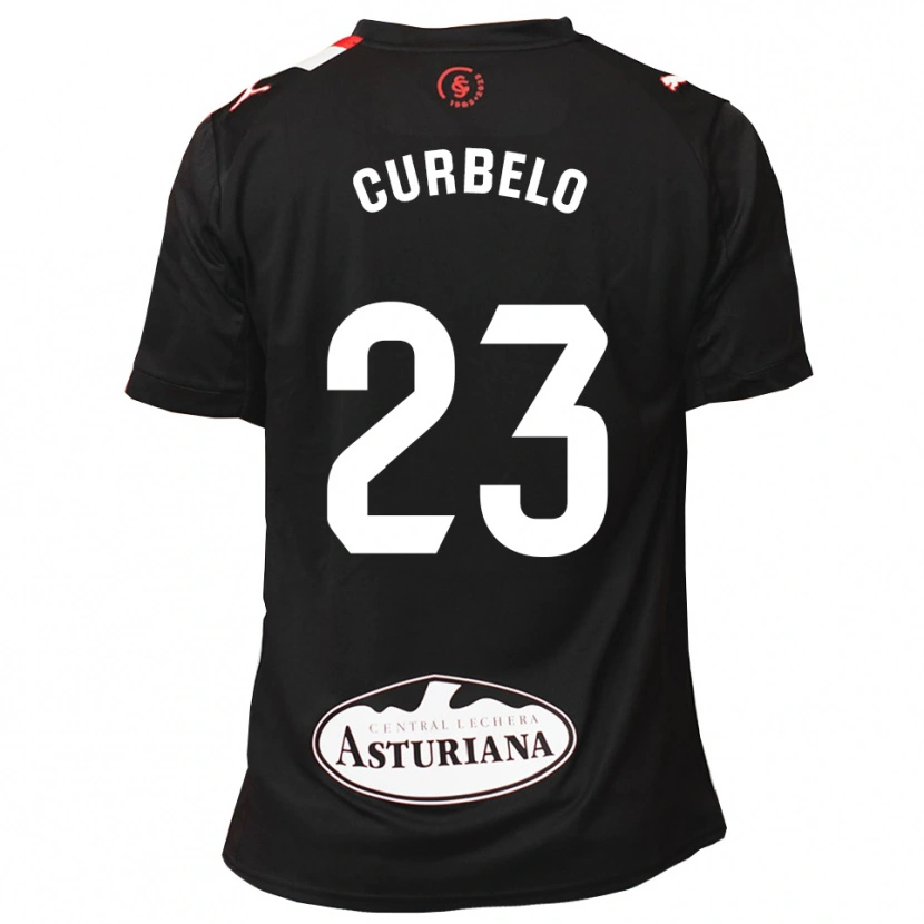 Danxen Homme Maillot Eric Curbelo #23 Noir Blanc Tenues Extérieur 2025/26 T-Shirt