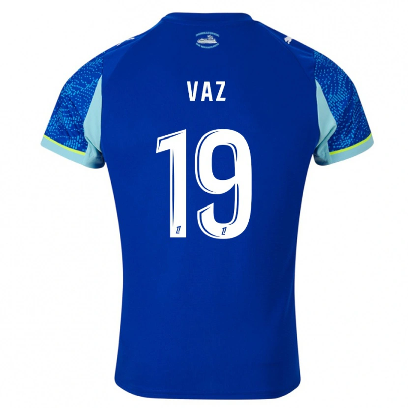 Danxen Homme Maillot Robinio Vaz #19 Bleu Ciel Blanc Troisieme 2025/26 T-Shirt