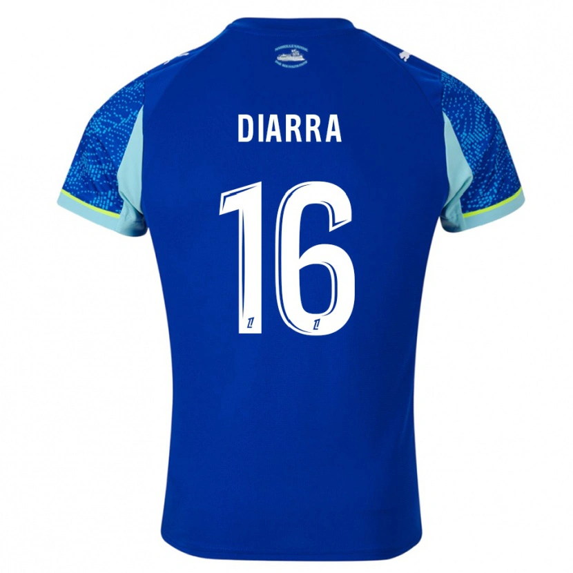 Danxen Homme Maillot Cheick Diarra #16 Bleu Ciel Blanc Troisieme 2025/26 T-Shirt