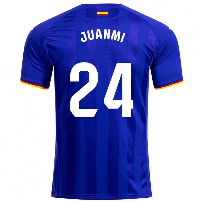 Danxen Femme Maillot Juanmi #24 Bleu Rouge Jaune Tenues Domicile 2025/26 T-Shirt