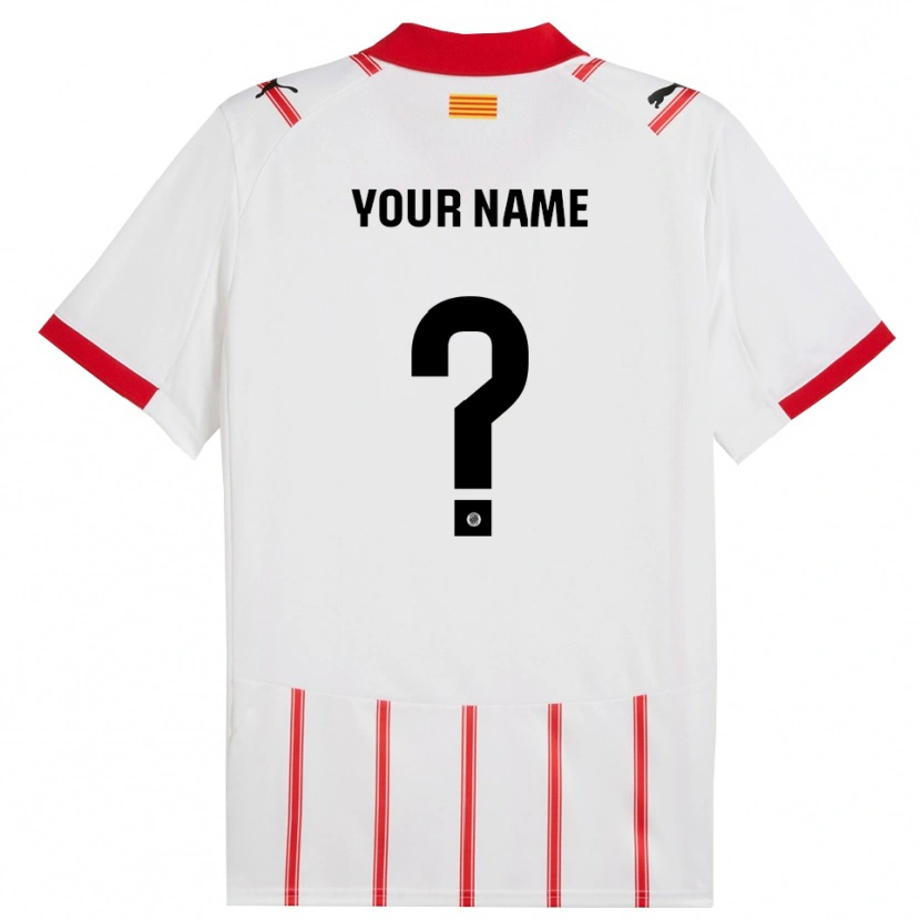Danxen Femme Maillot Votre Nom #0 Blanc Rouge Tenues Domicile 2025/26 T-Shirt