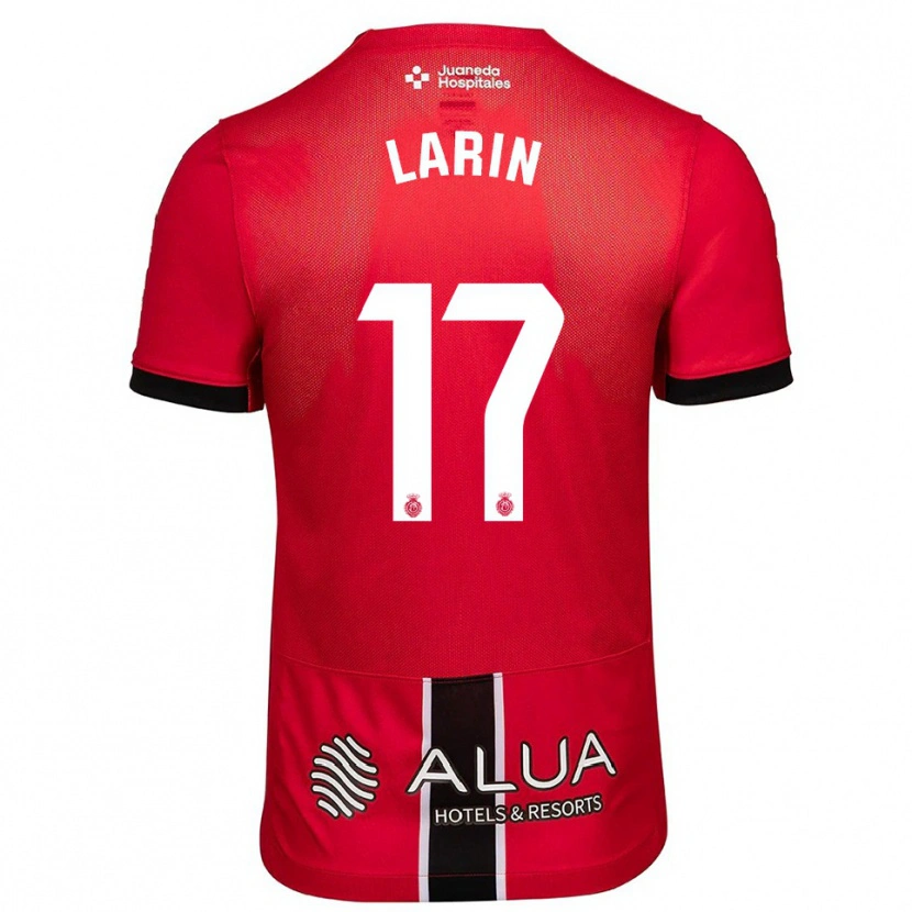 Danxen Femme Maillot Cyle Larin #17 Rouge Noir Tenues Domicile 2025/26 T-Shirt