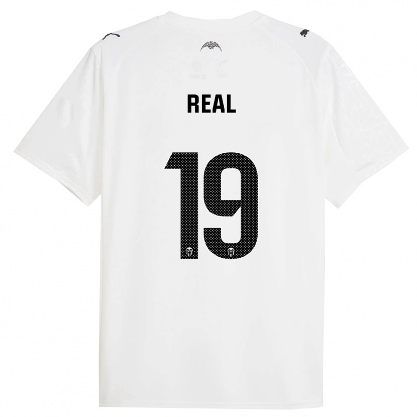 Danxen Femme Maillot Kerlly Real #19 Blanc Noir Tenues Domicile 2025/26 T-Shirt