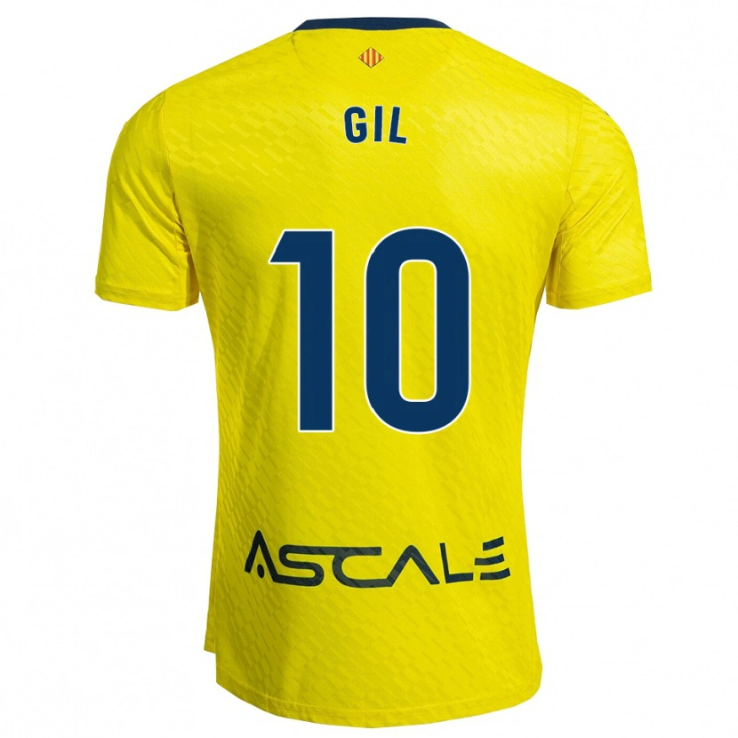 Danxen Femme Maillot Markel Gil #10 Jaune Marine Tenues Domicile 2025/26 T-Shirt