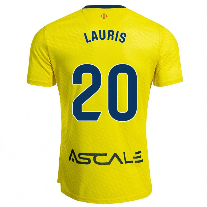 Danxen Femme Maillot Laura Rodríguez Cuadrado #20 Jaune Marine Tenues Domicile 2025/26 T-Shirt