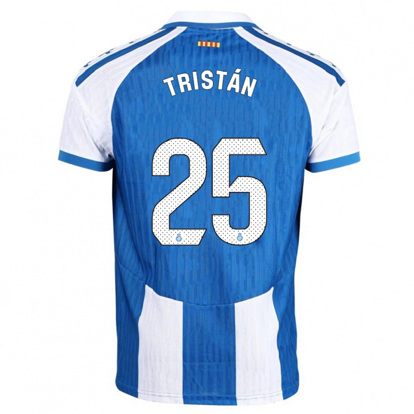 Danxen Femme Maillot Pol Tristán #25 Bleu Blanc Tenues Domicile 2025/26 T-Shirt