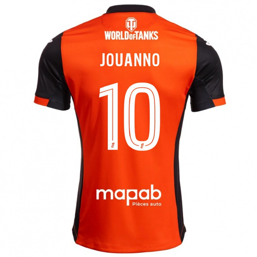 Danxen Femme Maillot Mathilde Jouanno #10 Noir Orange Tenues Domicile 2025/26 T-Shirt