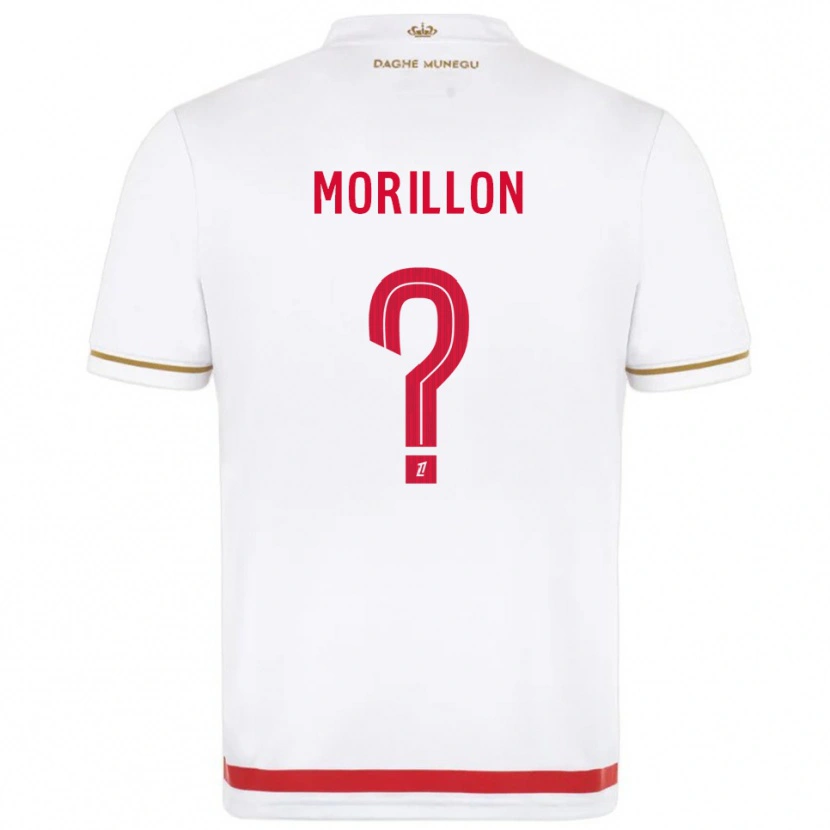 Danxen Femme Maillot Noah Morillon #0 Rouge Blanc Tenues Domicile 2025/26 T-Shirt