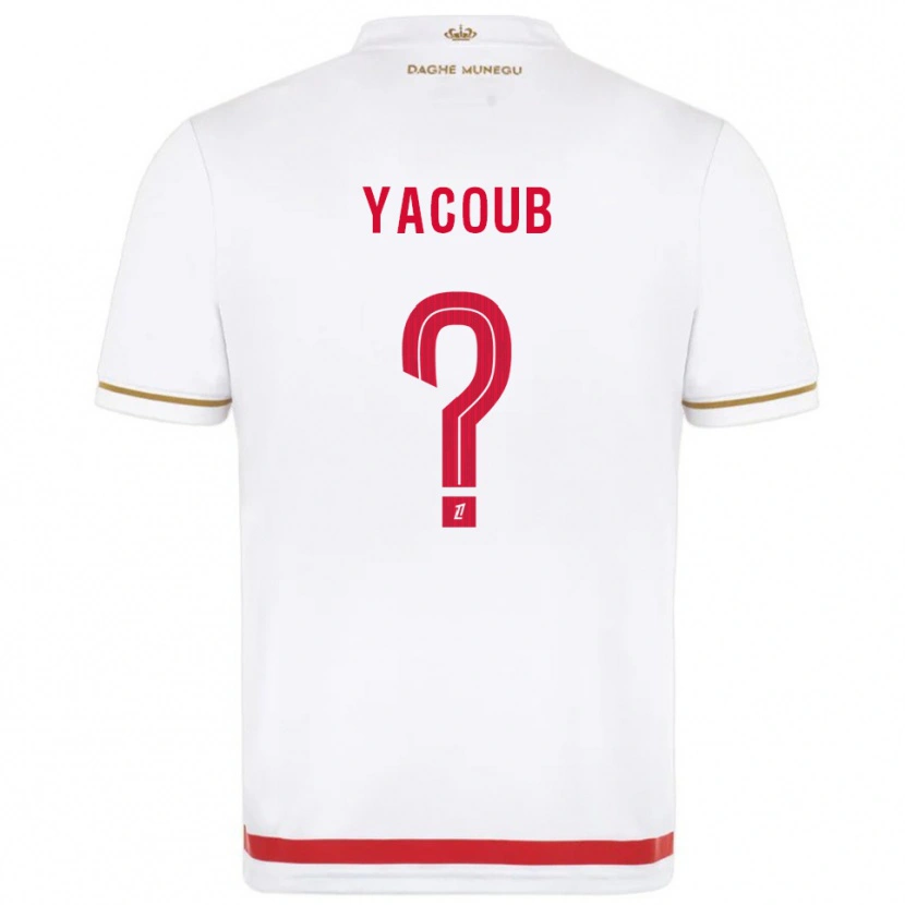 Danxen Femme Maillot Béchir Yacoub #0 Rouge Blanc Tenues Domicile 2025/26 T-Shirt