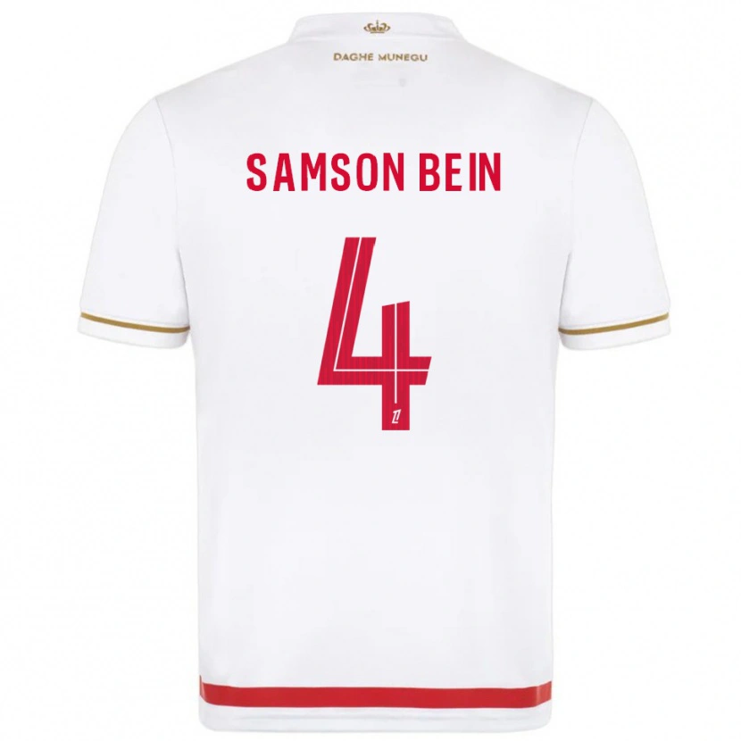 Danxen Femme Maillot Sirak Bein #4 Rouge Blanc Tenues Domicile 2025/26 T-Shirt