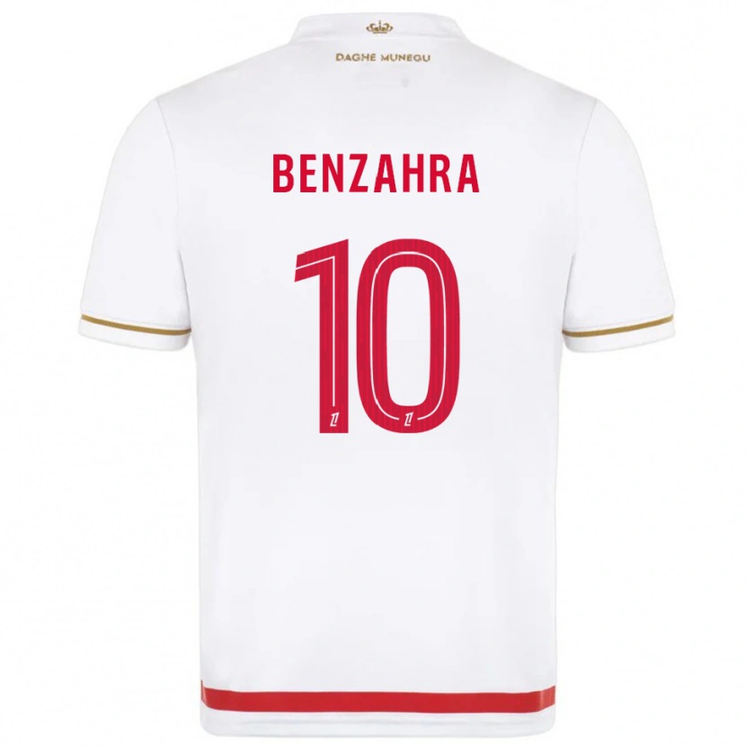 Danxen Femme Maillot Safouane Benzahra #10 Rouge Blanc Tenues Domicile 2025/26 T-Shirt